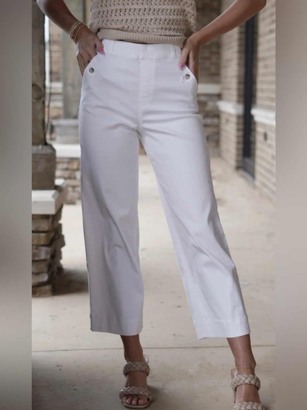 Spanx Stretch Twill Cropped Pant